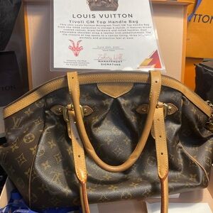 Louis Vuitton Tivoli GM Shoulder Bag - Brown and Tan